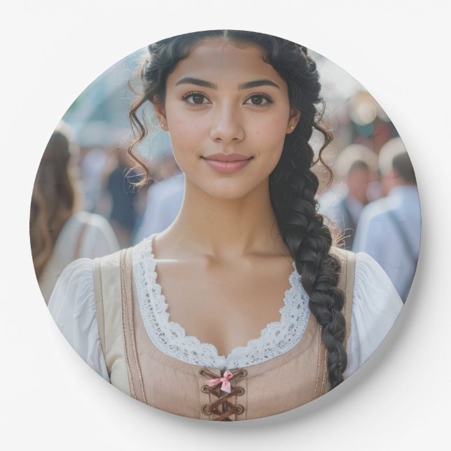 PRATO DE PAPEL I LOVE BAVARIA (Frente)