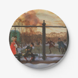 Prato De Papel Ice Skating Rink em inverno (por Konstantin Somov)