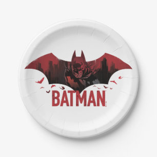 Prato De Papel Ícone Batman Crimson Gotham