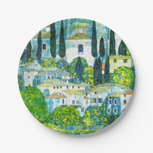 Prato De Papel Igreja de Cassone Gustav Klimt