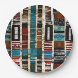 Prato De Papel Ilha Caribe Africana de Luxo sofisticada