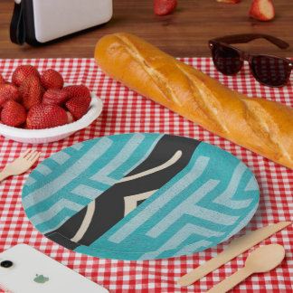 Prato De Papel Ilha Caribe Africana de Luxo sofisticada