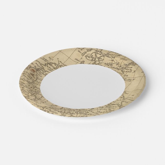 Prato De Papel Ilhas Britânicas 5 (Inclinado)