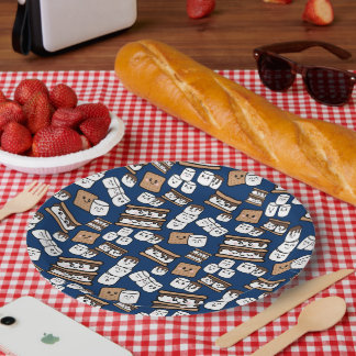 Prato De Papel Ilustração de Márshmallow de Pequenos Esforços