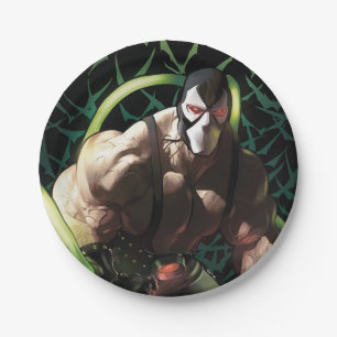 Prato De Papel Ilustração do Batman Bane Enxame de Morcegos