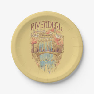 Prato De Papel Ilustração em Aquarela da Companhia de RIVENDELL™