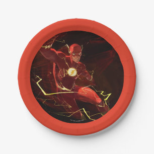 Prato De Papel Ilustração Flash de Crise Infinita