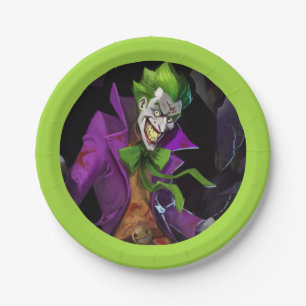 Prato De Papel Ilustração Infinita de Coringa de Crise