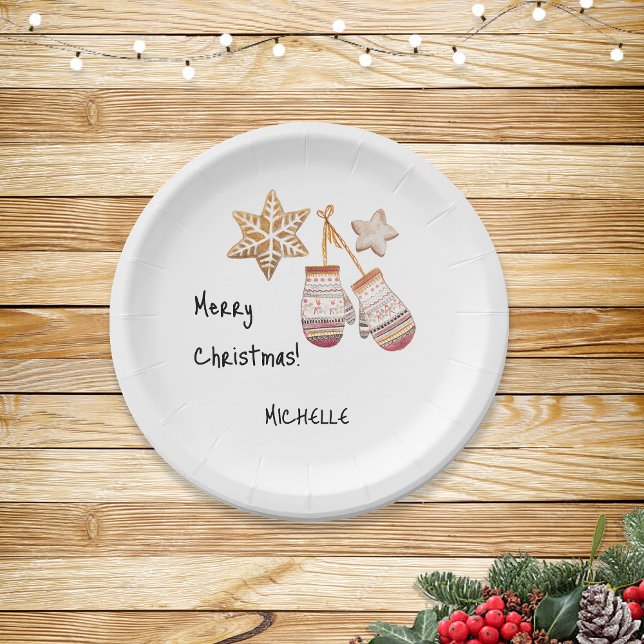 Prato De Papel Ilustrações Rusticais do País das Caixas Aquáticas (Criador carregado)