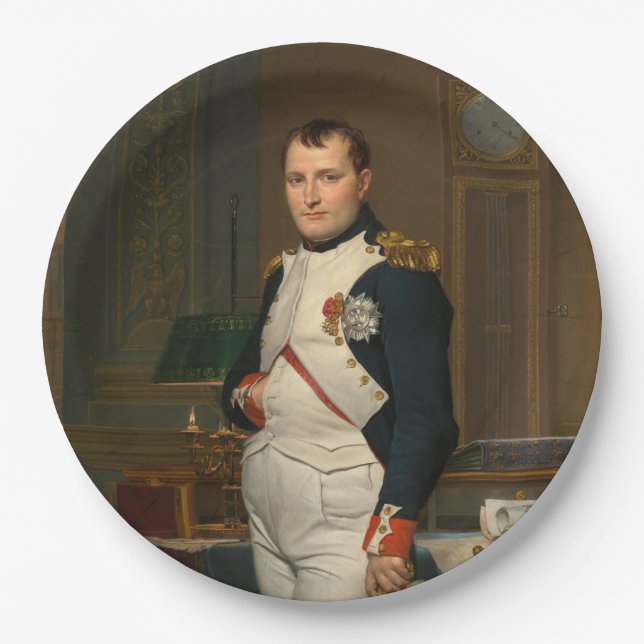 Prato De Papel Imperador Napoleão Bonaparte, nas Tuilarias (Frente)