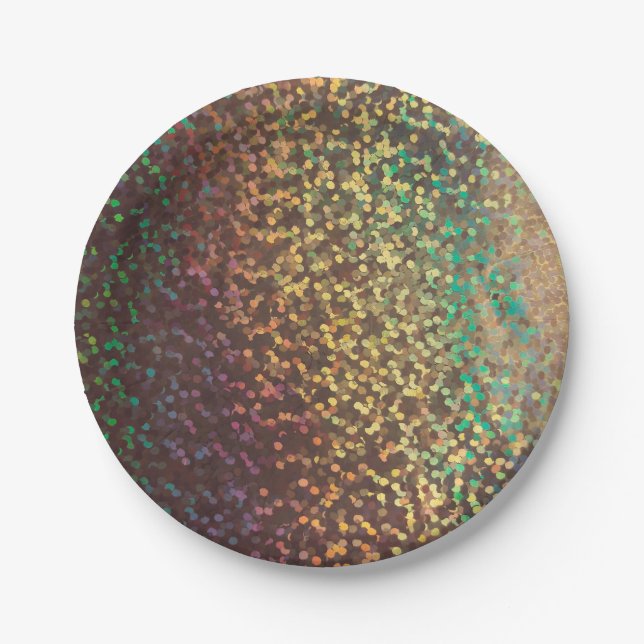 Prato De Papel Impressão de faísca do boque (Frente)