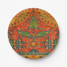 Impressão Floral Persa Decorativo