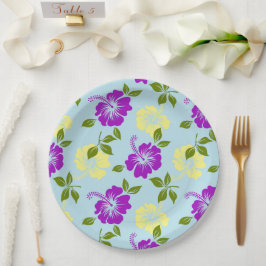 Prato De Papel Impressão havaiano