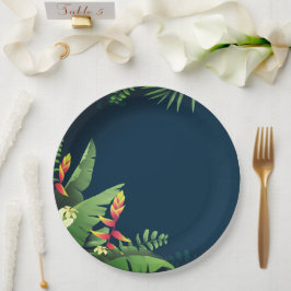Prato De Papel Impressão havaiano