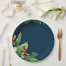 Prato De Papel Impressão havaiano