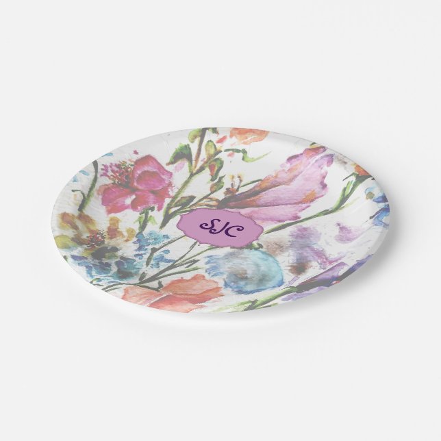 PRATO DE PAPEL IMPRESSÕES DE PAPA DE PUPPY |PLACAS DE PAPEL (Inclinado)