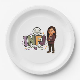 Prato De Papel INFJ — A Guardiã das Ideias