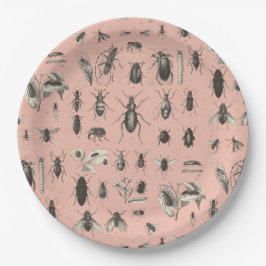 Prato De Papel Insetos de Yikes em minha placa