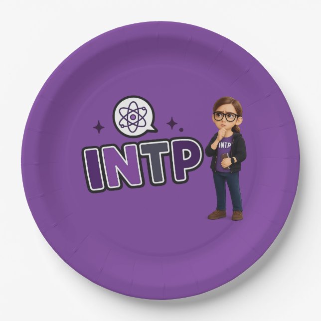 Prato De Papel INTP — A Mente Investigadora (Frente)