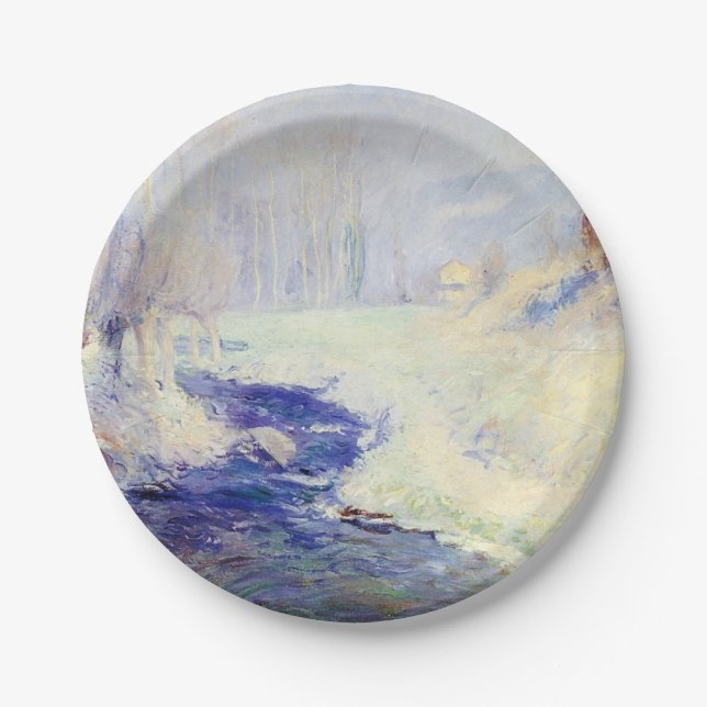 Prato De Papel Inverno (por Cara de Rosa) (Frente)