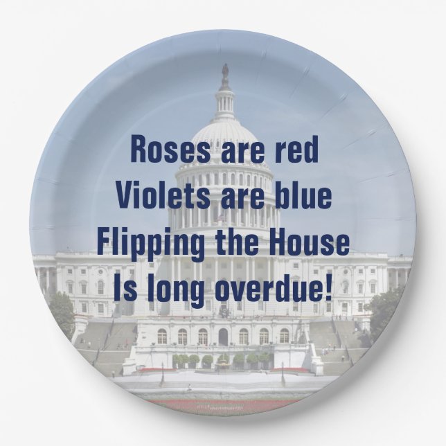 Prato De Papel Invertendo a Câmara dos Representantes (Frente)