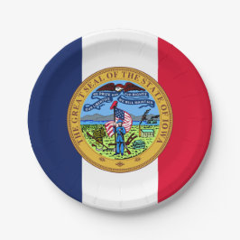 Prato De Papel Iowan Seal, Iowa