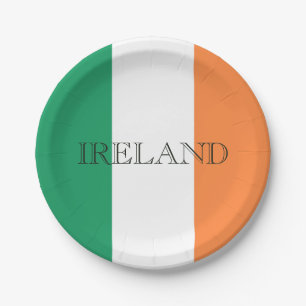 Prato De Papel Irish Flag Ireland ppcnt