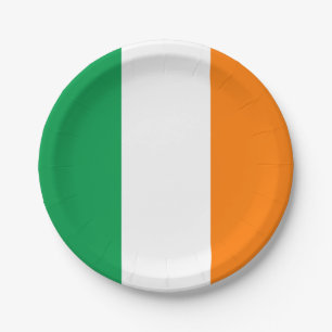 Prato De Papel Irish (Irish) Flag