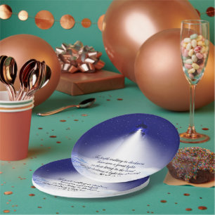 Prato De Papel Isaías 9:2 Foto de Natal