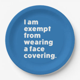 Prato De Papel Isento de Vestir uma cobertura de rosto