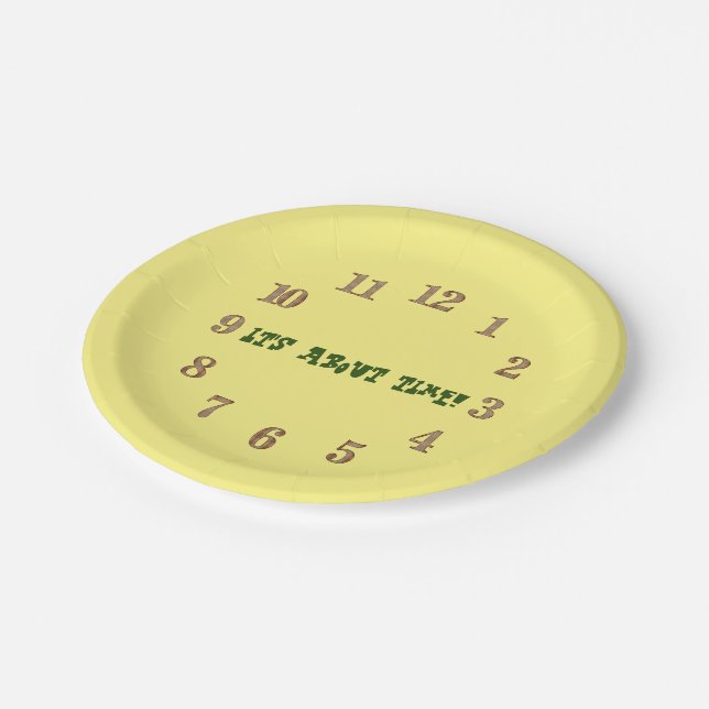 Prato De Papel Já passou da hora! (Inclinado)