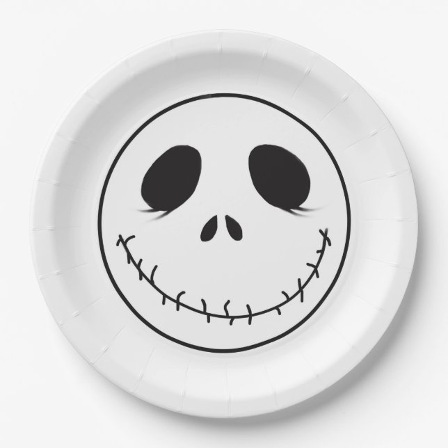 Prato De Papel Jack Skellington! (Frente)