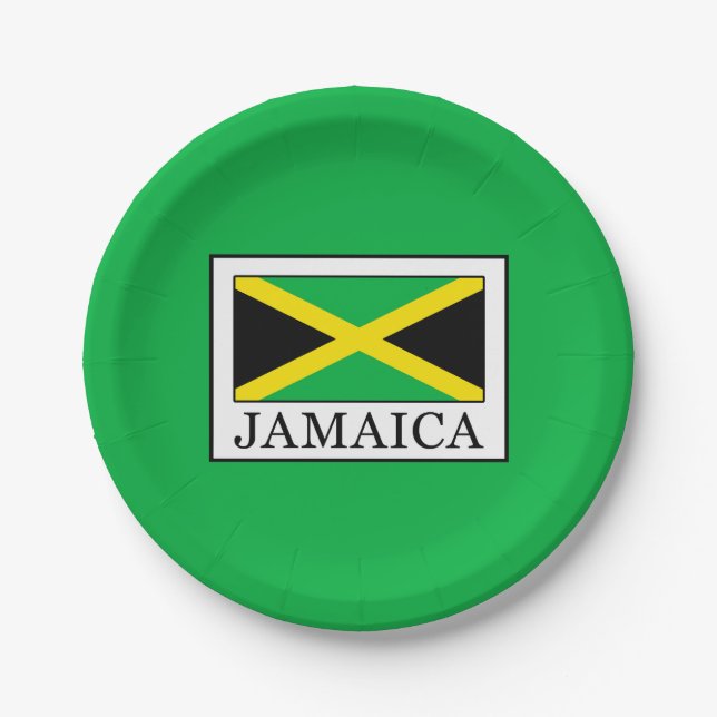 Prato De Papel Jamaica (Frente)