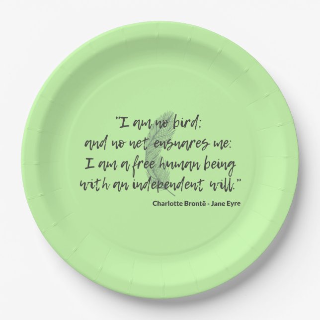 Prato De Papel Jane Eyre Cote II (Frente)