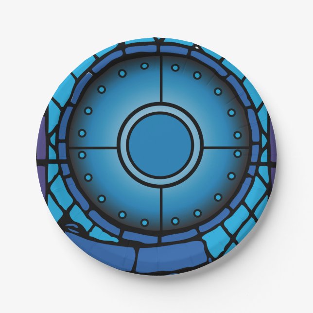 Prato De Papel Janela de Vidro da Igreja (Frente)