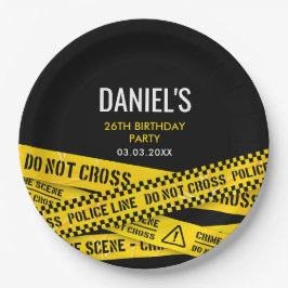 Prato De Papel Janto Mistério de Assassinato - Linha Amarela de P