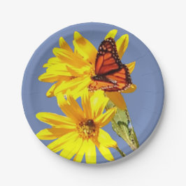Prato De Papel Jardim da Borboleta