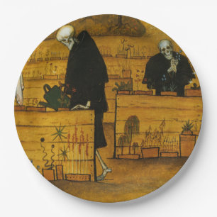 Prato De Papel Jardim da Morte (por Hugo Simberg)