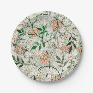 Prato De Papel Jardim de Jasmim Flor Clássica William Morris
