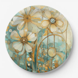 Prato De Papel Jardim de Pêssego Suave 3