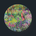 Prato De Papel Jardim Íris em Giverny por Claude Monet<br><div class="desc">O Jardim Íris de Giverny de Claude Monet. 
Visite minha loja para obter um design mais interessante e mais opções de cores => zazzle.com/iwheels*</div>