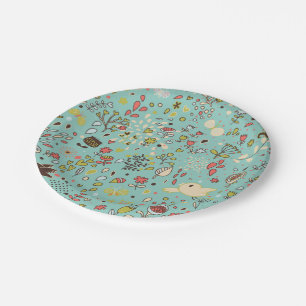 Prato De Papel Jardim lunático