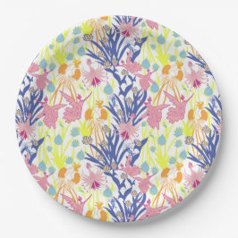 Prato De Papel Jardim Surrealista