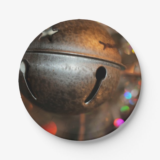 Prato De Papel Jingle de Natal (Frente)