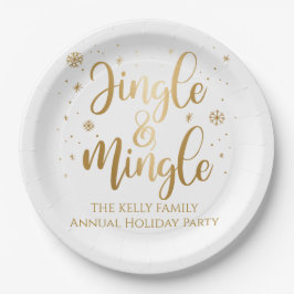 Prato De Papel Jingle e Mingle Holiday Napkins