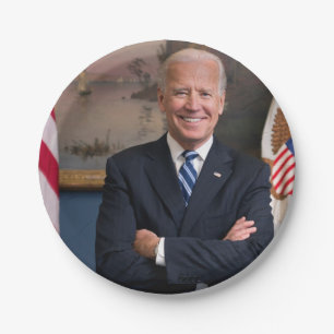 Prato De Papel Joe Biden Ex-Vice-Presidente 2020 Candidato