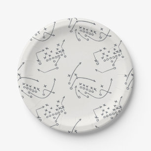 Prato De Papel Jogada de touchdown em todas as estrelas do futebo