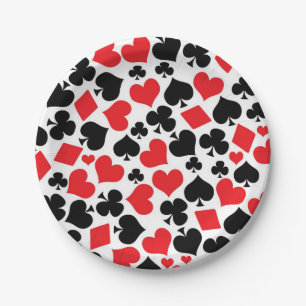 Prato De Papel Jogo de casino de casino com um modelo de jogo