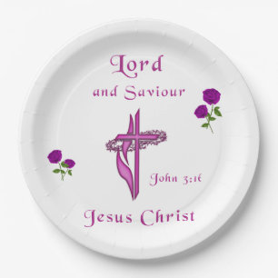 Prato De Papel John 3:16
