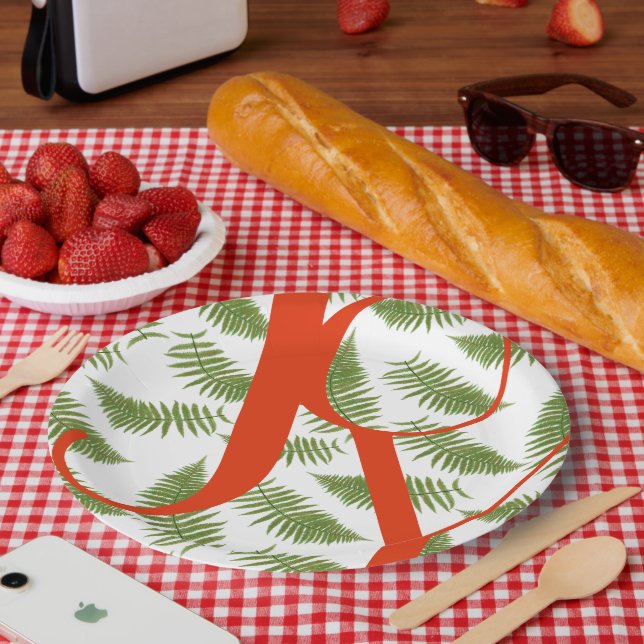 Prato De Papel Joy Typografia Cita Vermelho e Verde Natal (Piquenique)